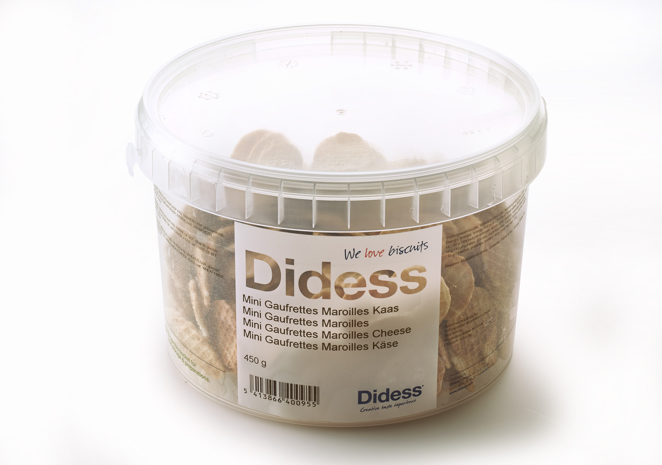 Mini Gaufrettes Maroilles Kaas