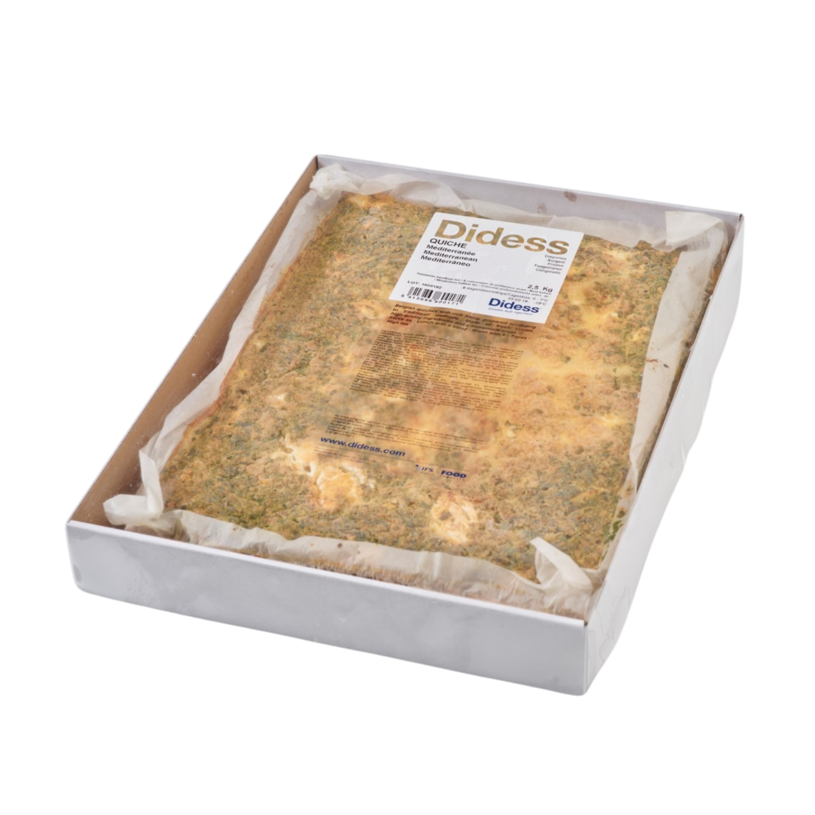 Plaatquiche Méditerranée *