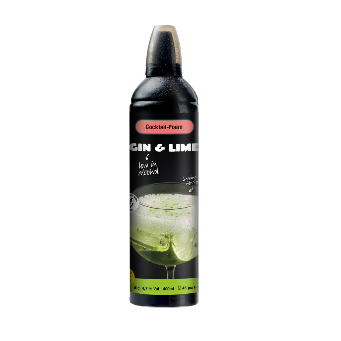Cocktail-Foam Gin & Lime