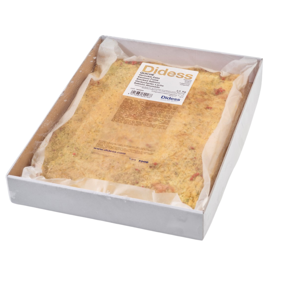 Plaatquiche Gerookte Zalm *