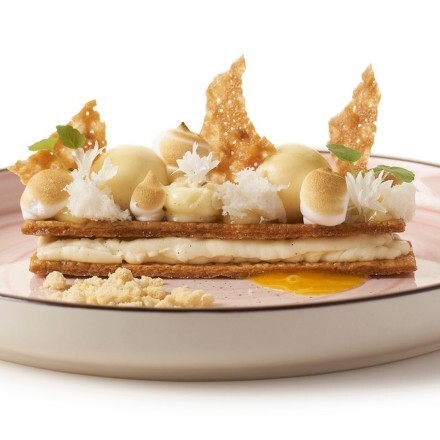 Feuilletée Karamel with Crèmeux Vanille