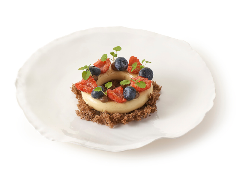 Ring Vanille met chocoladetoetsen