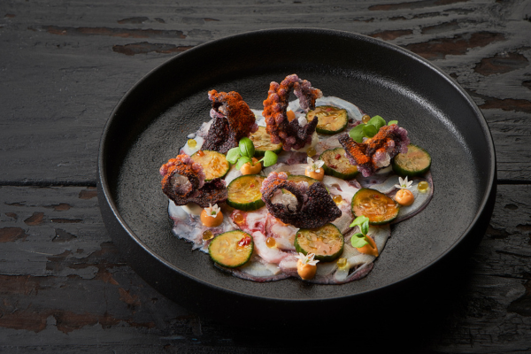 Inktviscarpaccio