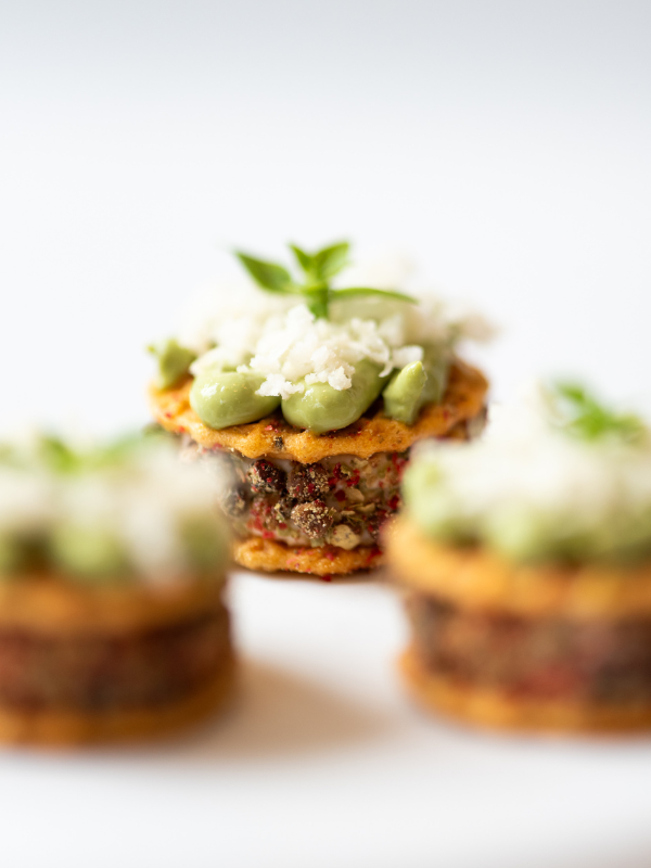 Mini Gaufrettes met crème van Belper Knolle