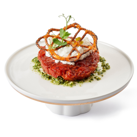 Tarte Tatin Kerstomaten met Rastoria Tomaat