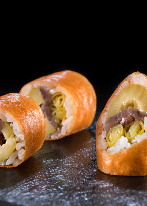 Sushi van groentevellen