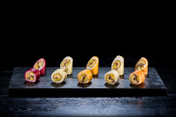 Sushi van groentevellen