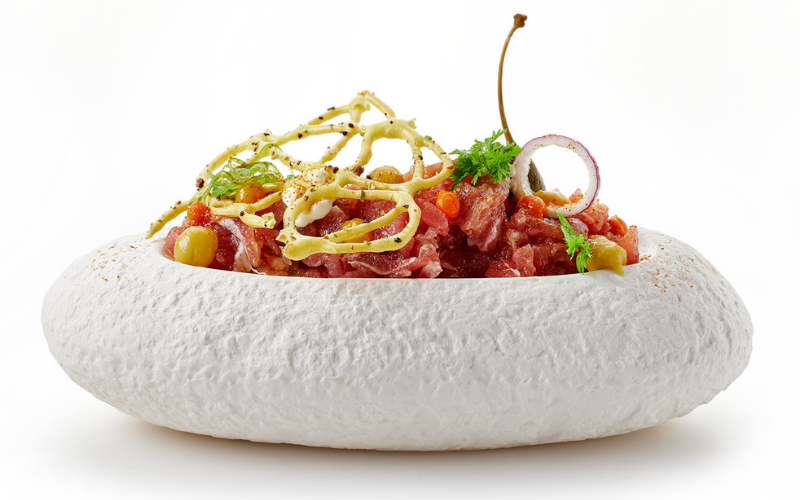 Steak Tartaar met Rastoria Zeewier