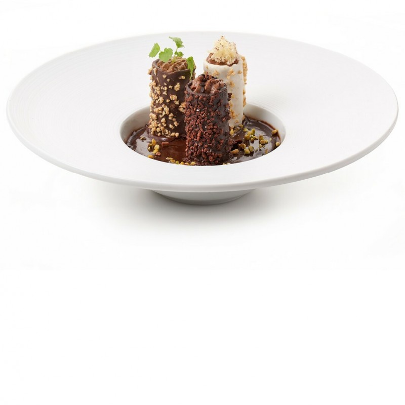 Assortiment Cannelloni gevuld met Chocolademousse