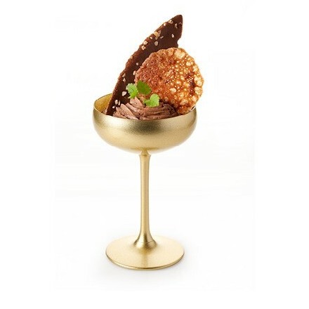 Chocolademousse met Kletskoppen en Pétale Chocolate Noisette