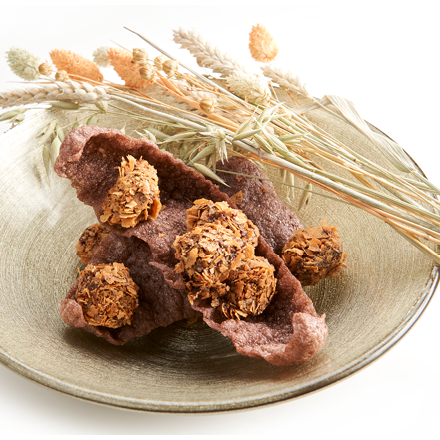 Chocoladetruffel met Kroepoek Chocolade