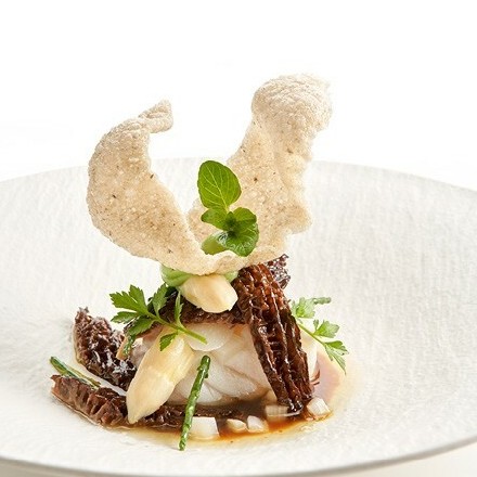 Wit van kabeljauw met Kroepoek Truffel