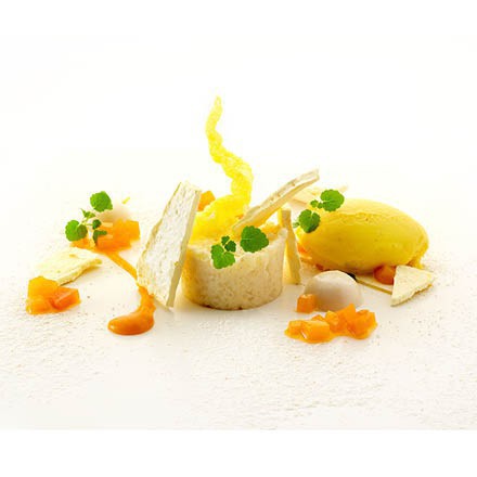 Rijstpap met kroepoek saffraan