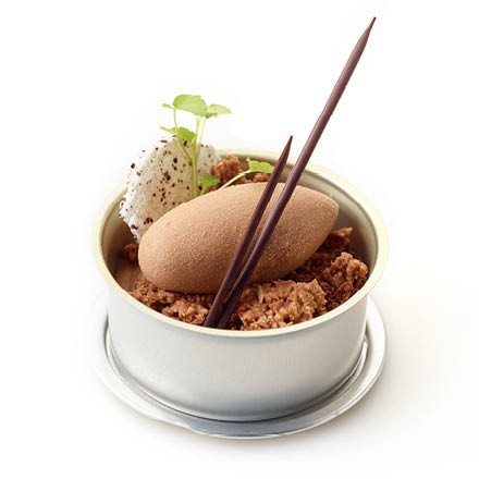 Tapa dessert met Frozen Elements
