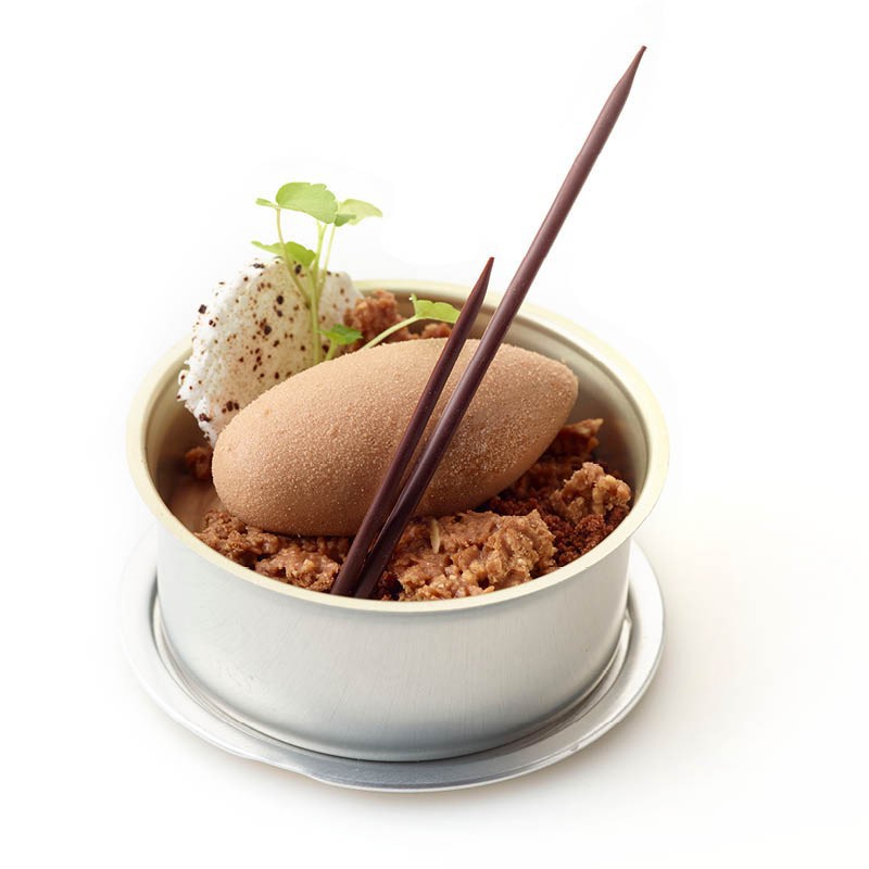 Tapa dessert met Frozen Elements